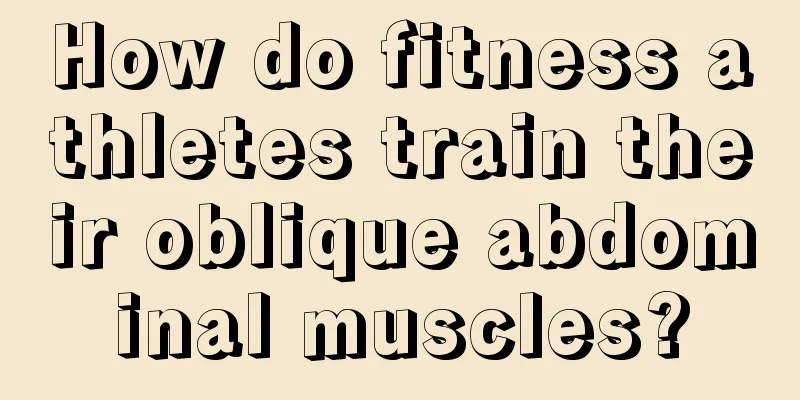 How do fitness athletes train their oblique abdominal muscles?