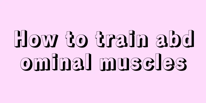 How to train abdominal muscles