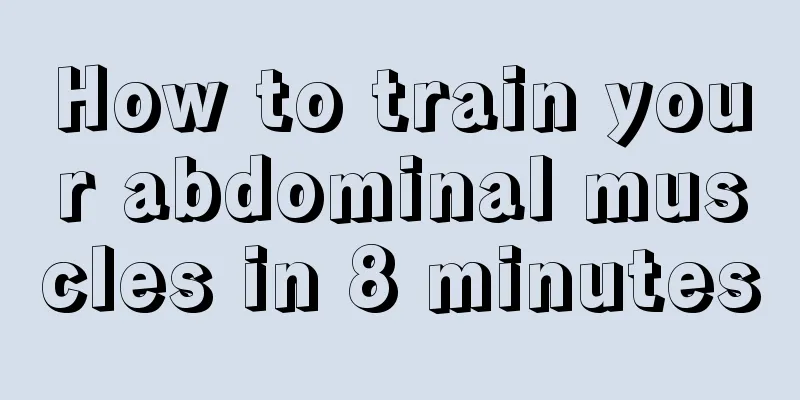 How to train your abdominal muscles in 8 minutes