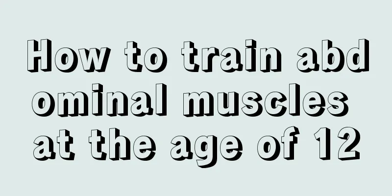 How to train abdominal muscles at the age of 12