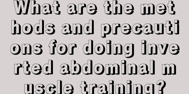 What are the methods and precautions for doing inverted abdominal muscle training?