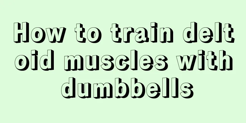 How to train deltoid muscles with dumbbells