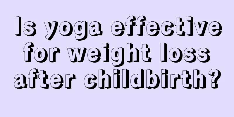 Is yoga effective for weight loss after childbirth?