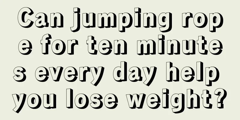 Can jumping rope for ten minutes every day help you lose weight?