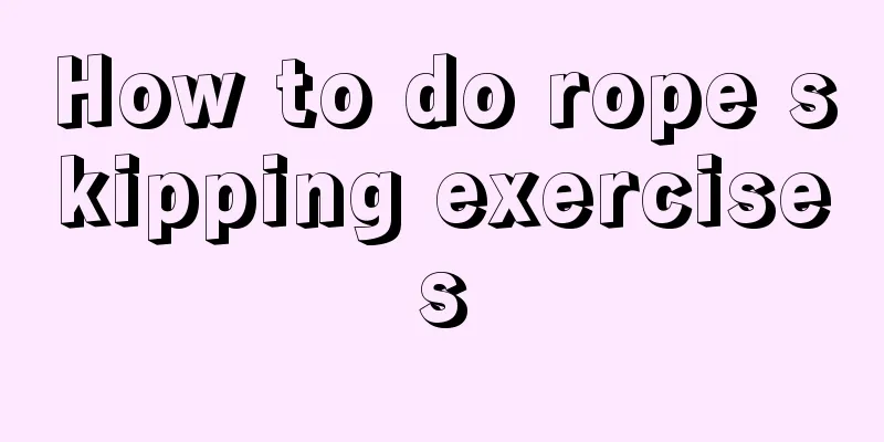 How to do rope skipping exercises