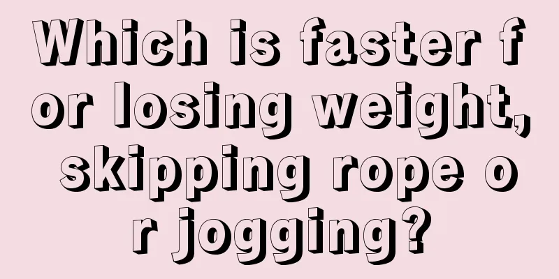 Which is faster for losing weight, skipping rope or jogging?