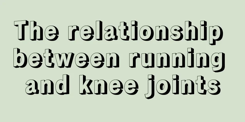 The relationship between running and knee joints