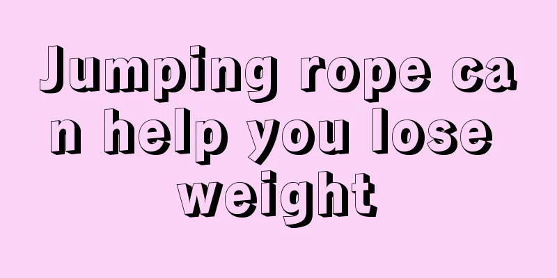 Jumping rope can help you lose weight