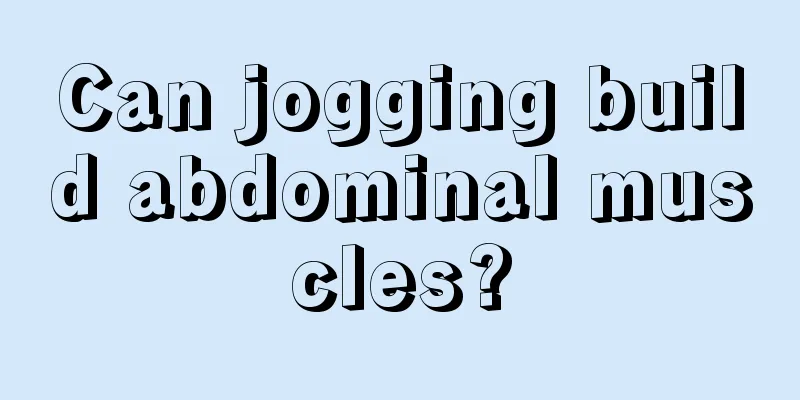 Can jogging build abdominal muscles?