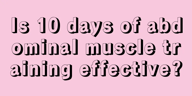 Is 10 days of abdominal muscle training effective?