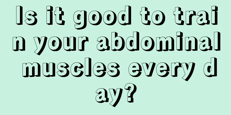 Is it good to train your abdominal muscles every day?