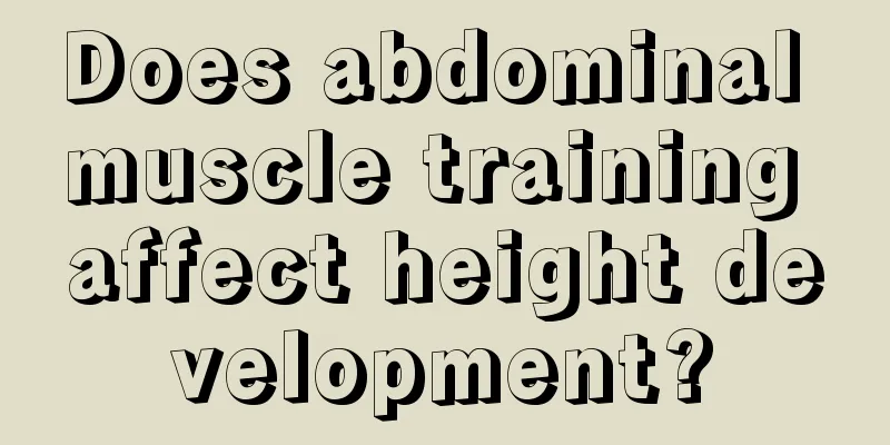 Does abdominal muscle training affect height development?