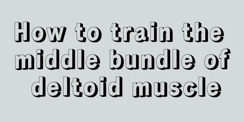 How to train the middle bundle of deltoid muscle