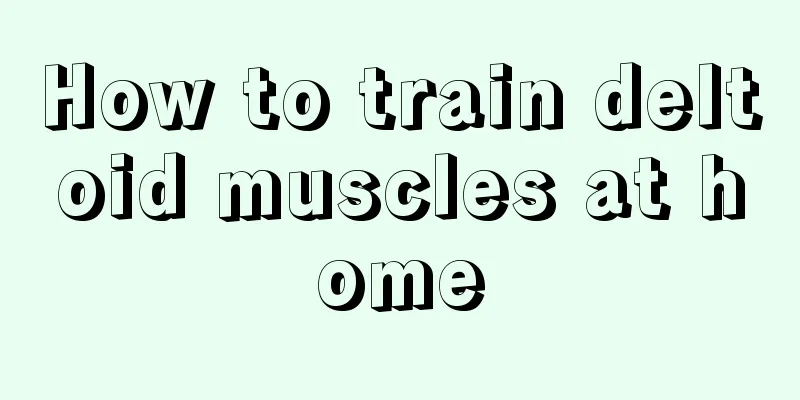 How to train deltoid muscles at home