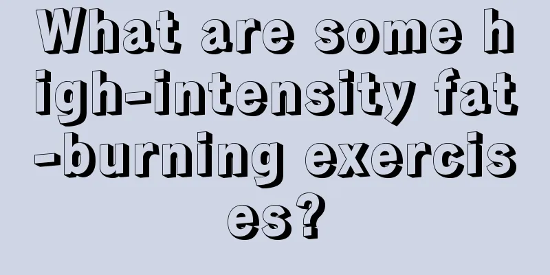 What are some high-intensity fat-burning exercises?