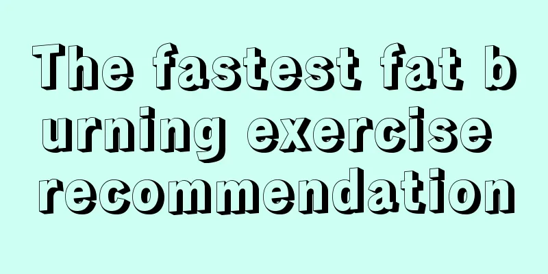 The fastest fat burning exercise recommendation