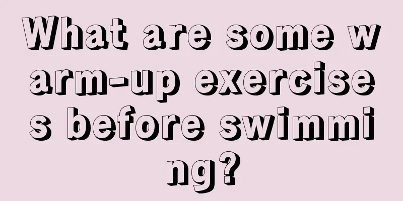 What are some warm-up exercises before swimming?