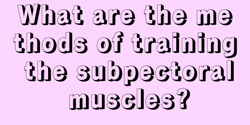 What are the methods of training the subpectoral muscles?