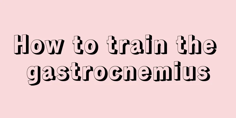 How to train the gastrocnemius