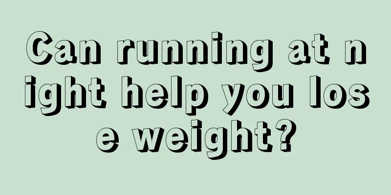 Can running at night help you lose weight?