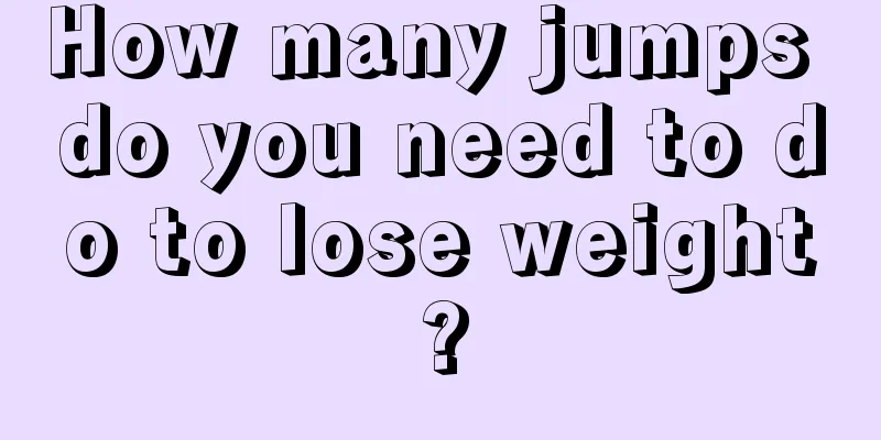 How many jumps do you need to do to lose weight?