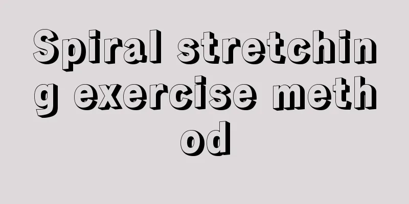 Spiral stretching exercise method