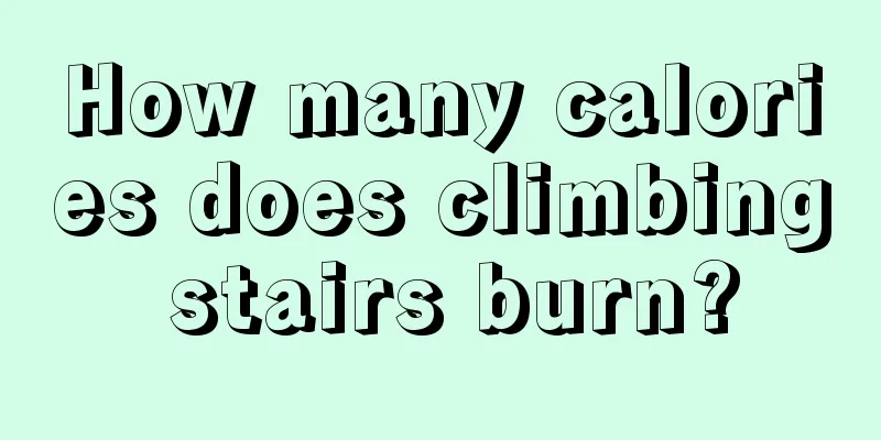 How many calories does climbing stairs burn?