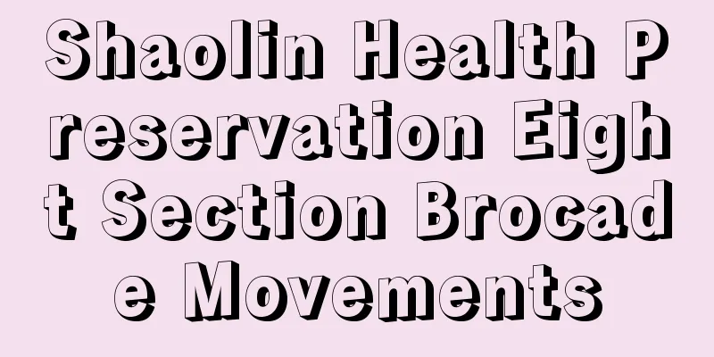 Shaolin Health Preservation Eight Section Brocade Movements