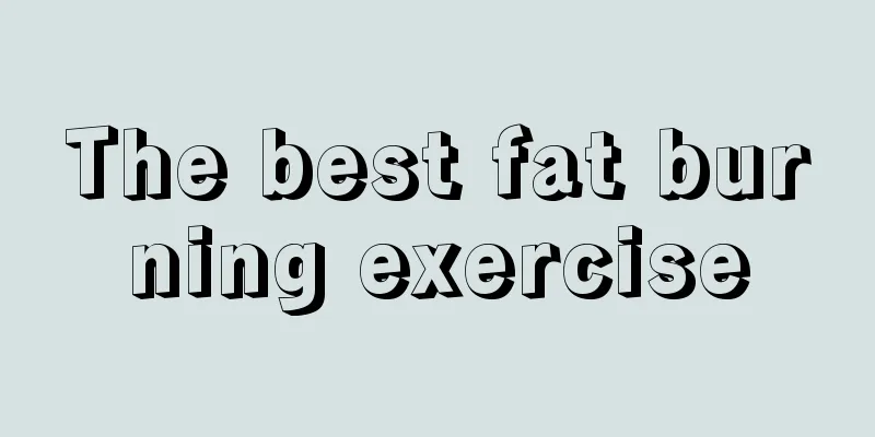 The best fat burning exercise