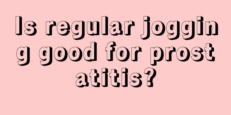 Is regular jogging good for prostatitis?