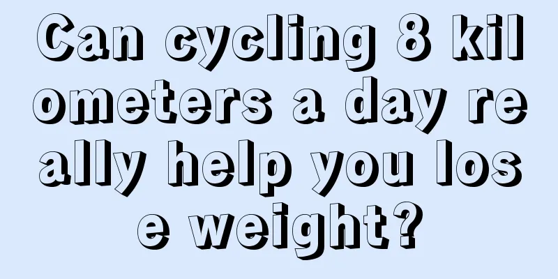 Can cycling 8 kilometers a day really help you lose weight?