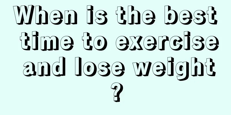 When is the best time to exercise and lose weight?