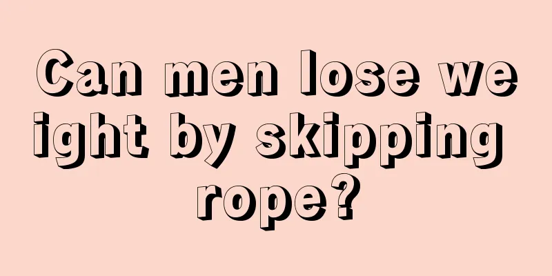 Can men lose weight by skipping rope?