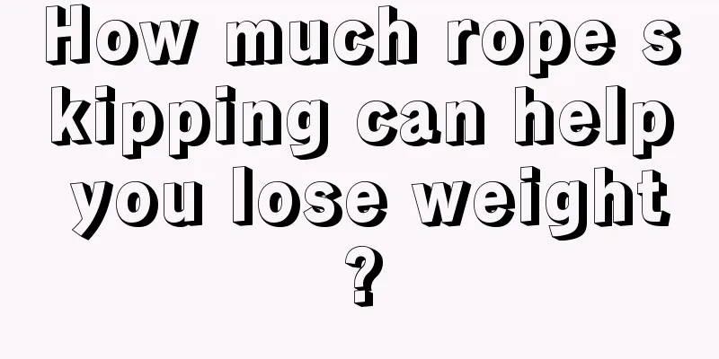 How much rope skipping can help you lose weight?