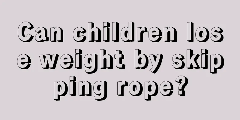 Can children lose weight by skipping rope?