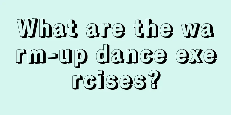 What are the warm-up dance exercises?