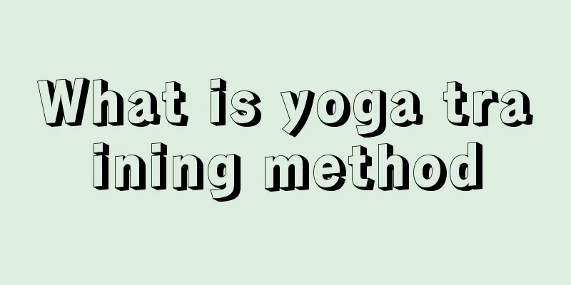 What is yoga training method