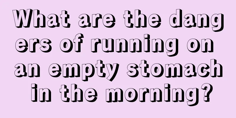 What are the dangers of running on an empty stomach in the morning?