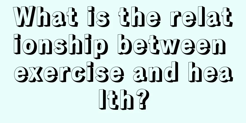 What is the relationship between exercise and health?