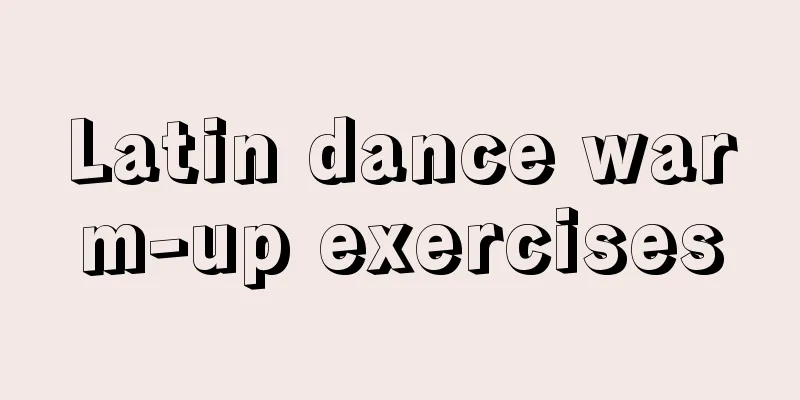 Latin dance warm-up exercises