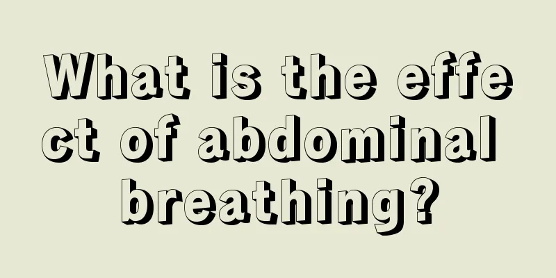 What is the effect of abdominal breathing?