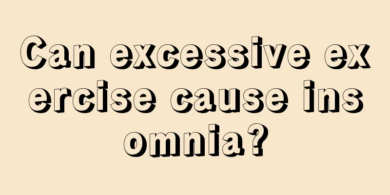 Can excessive exercise cause insomnia?