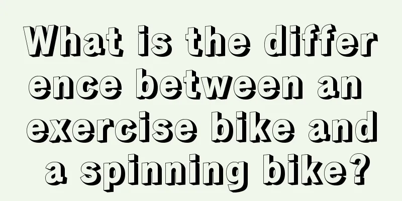 What is the difference between an exercise bike and a spinning bike?