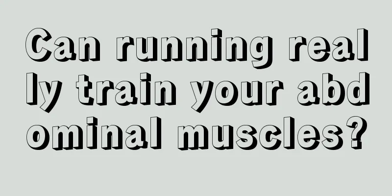 Can running really train your abdominal muscles?