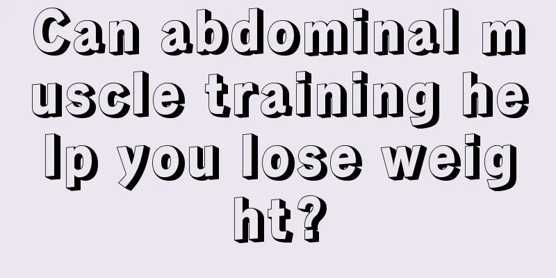 Can abdominal muscle training help you lose weight?