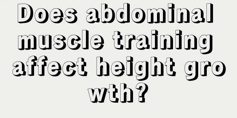 Does abdominal muscle training affect height growth?