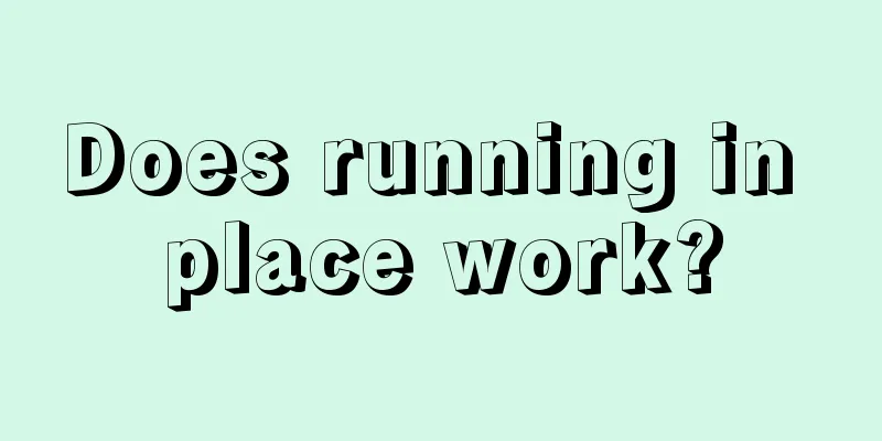 Does running in place work?