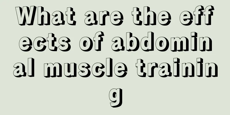 What are the effects of abdominal muscle training