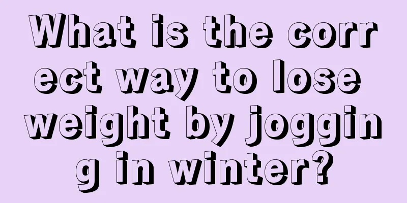 What is the correct way to lose weight by jogging in winter?