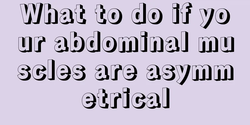 What to do if your abdominal muscles are asymmetrical